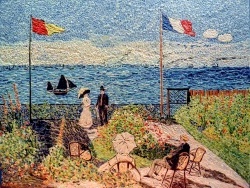 Photo dessins et illustrations, Sainte-Adresse - Jardin à Sainte-Adresse. Influence Claude Monet.