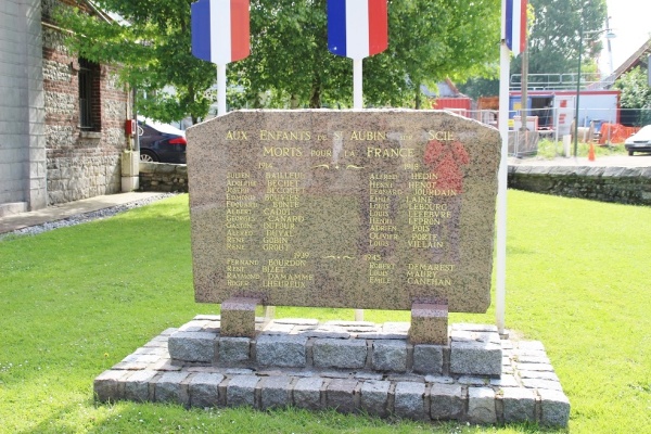 Photo Saint-Aubin-sur-Scie - le monument aux morts