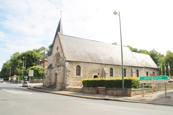 Photo Saint-Aubin-sur-Scie - église saint Aubin