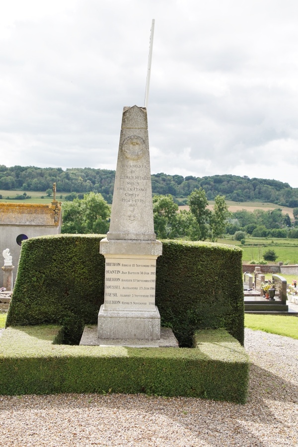 Photo Saint-Germain-d'Étables - le monument aux morts