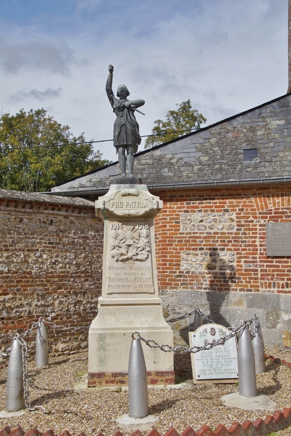 Photo Theuville-aux-Maillots - le monument aux morts