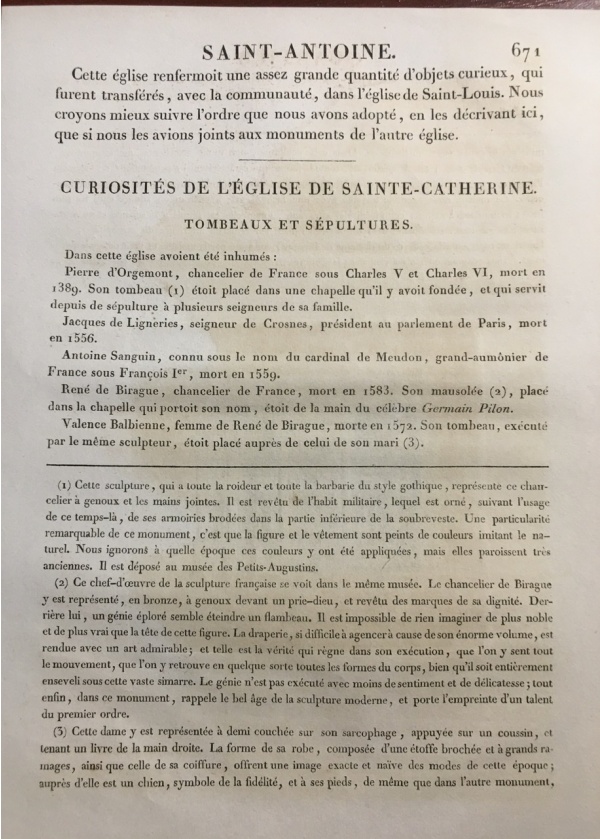 Photo Les Chapelles-Bourbon - Tombeaux et sépultures dans l’église de Sainte Catherine du Val des Écoliers