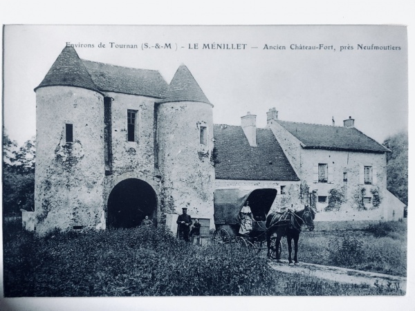 Photo Les Chapelles-Bourbon - Le château du Ménillet sous la période Louis Singer 1905/1910
