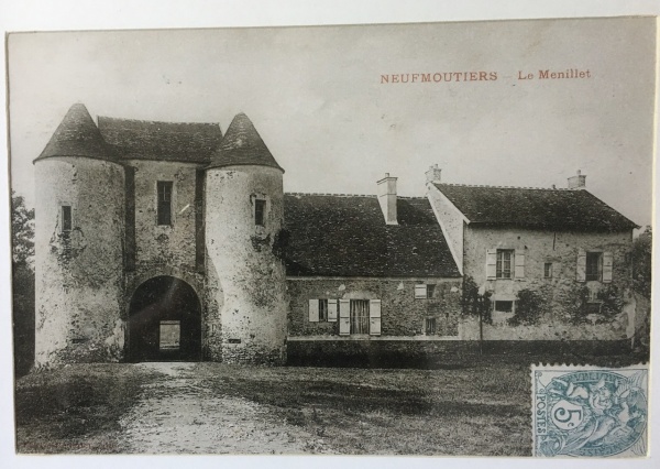 Photo Les Chapelles-Bourbon - Le château du Ménillet sous Alexandre et Flore Singer 1880/1900