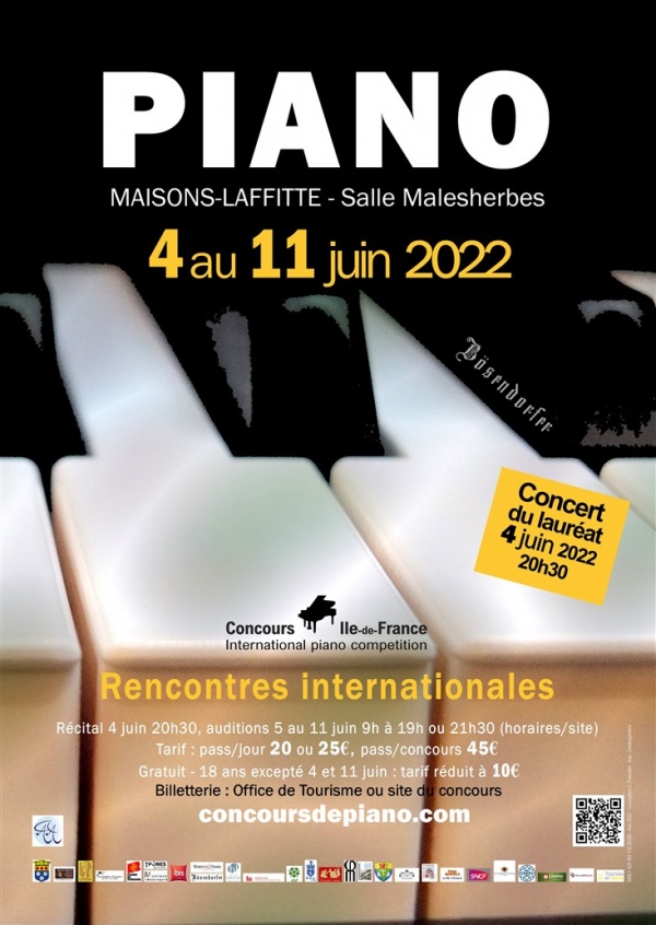 Rencontre internationales de Piano à Maisons-Laffitte