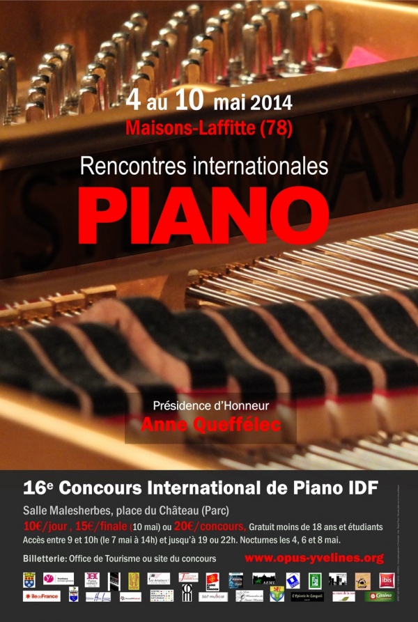 Photo Maisons-Laffitte - 16e Concours International de Piano IDF, Maisons-Laffitte 2014