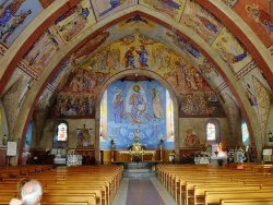 Photo paysage et monuments, Alban - église Notre-Dame ( Fresques de Nicolas Greschny )