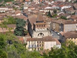 Photo paysage et monuments, Moissac - Moissac-l'Abbaye et le cloître