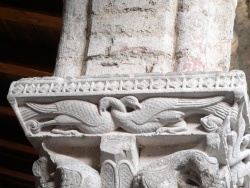 Photo paysage et monuments, Moissac - tailloir d'un des châpiteaux du cloître