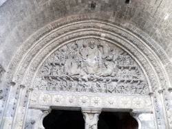 Photo paysage et monuments, Moissac - tympan du portail sud (XIIème siècle)