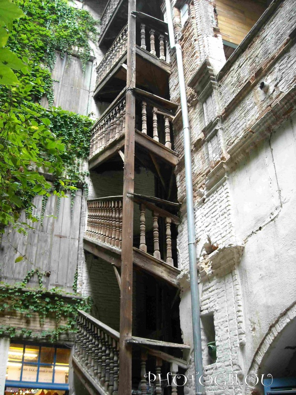 A Montauban Escalier datant du Moyen-Age