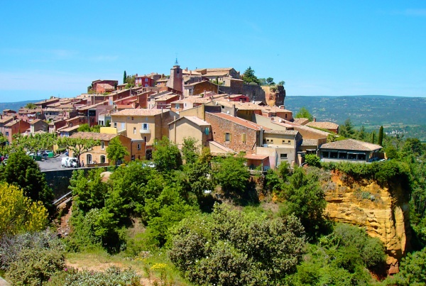 Photo Roussillon - Le village de Roussillon dans le Vaucluse