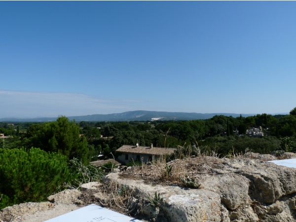 Photo Taillades - vue panoramique du haut du village