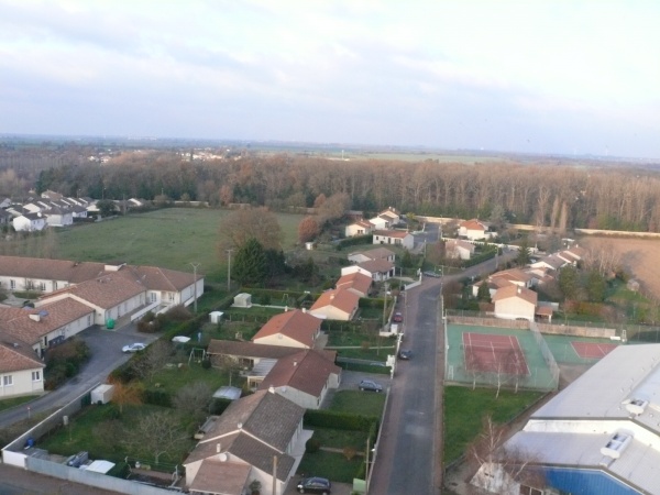 Photo Latillé - Latillé vue du ciel en décembre 2009