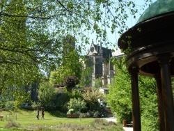 Photo paysage et monuments, Limoges - Cathédrale depuis le jardin