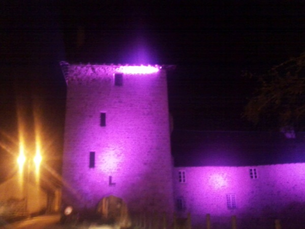 Photo Peyrat-le-Château - notre tour, la nuit