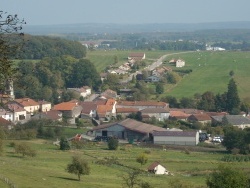 Photo paysage et monuments, Belmont-lès-Darney - Vue panoramique du village