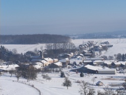 Photo paysage et monuments, Belmont-lès-Darney - le village sous la neige 23 12 2010