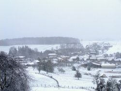 Photo paysage et monuments, Belmont-lès-Darney - le village sous la neige 23 12 2010