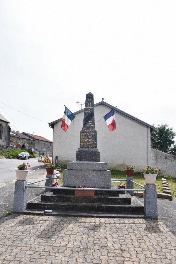Photo Frain - le monument aux morts