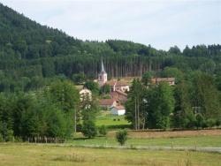 Photo paysage et monuments, Le Saulcy - Le village et son clocher