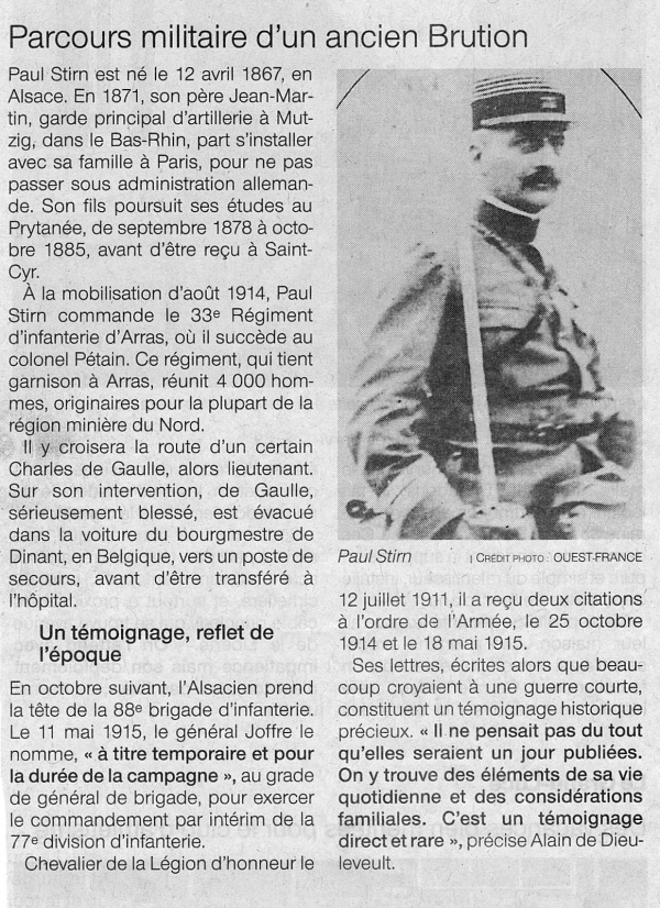 Photo Les Voivres - Lettres centenaires d'un général en campagne 2/2