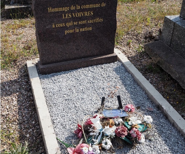 Photo Les Voivres - Etat de la sépulture au 31-07-2018
