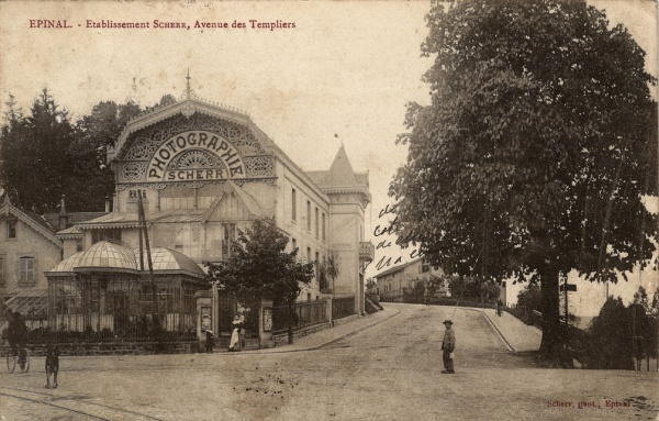 Photo Les Voivres - L'établissement Scherr vers 1906