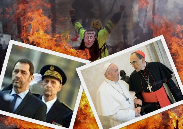 Photo Les Voivres - Flammes de l'enfer ou flammes des casseurs ?