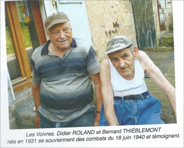 Deux témoins de l'Histoire des Voivres