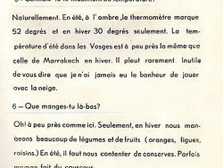 L'interview de Bernadette / climat et nourriture