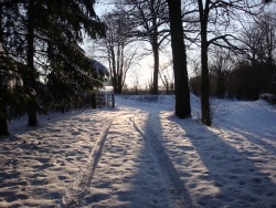 Photo paysage et monuments, Bussières - Paysage de l'hiver 2009