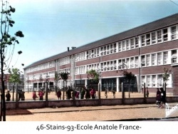 Photo vie locale, Stains - Ecole Anatole France